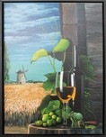 Godard Wine Art Godard Wine Art Windmill Breeze (Framed)